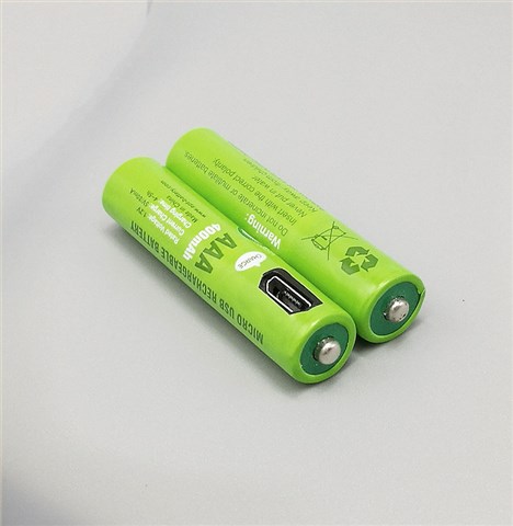 1.2V 400mAh AAA7號USB充電鎳氫電池