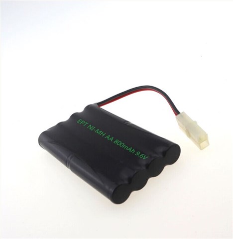 9.6V 800mAh AA 5號玩具車鎳氫電池