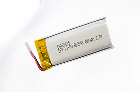 3.7V 602048 400mAh 藍牙通訊聚合物鋰電池